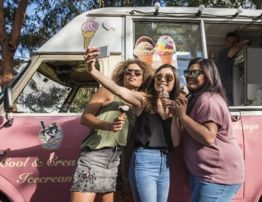 Find and ice cream van for hire