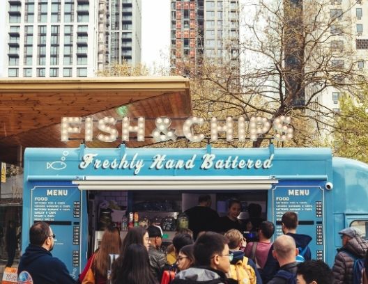 fish and chip van